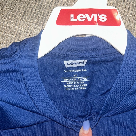 NWT Levi's Kids doodle logo tee short set size 4T - Picture 8 of 8